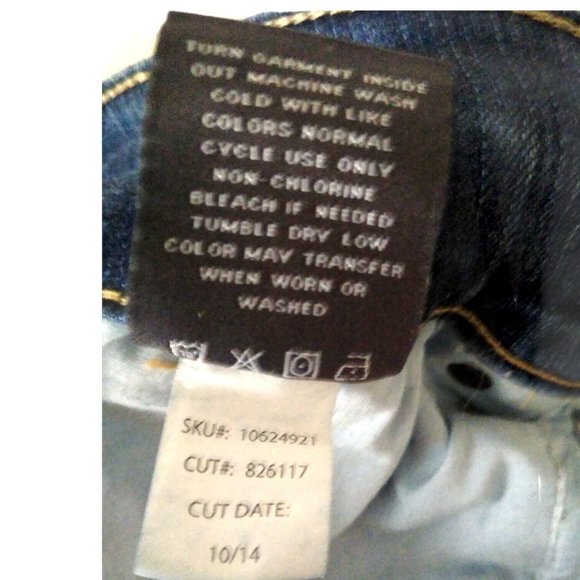 Torrid Womens Premium Distressed Blue Medium Wash Skinny Slim Denim Jeans US 24R - Picture 9 of 12